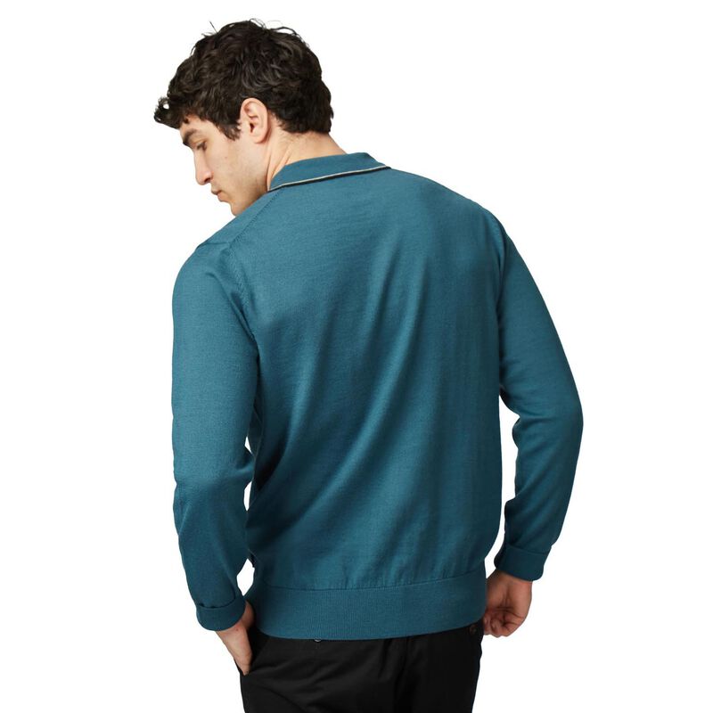 Ben Sherman Tipped Merino Polo image number 1
